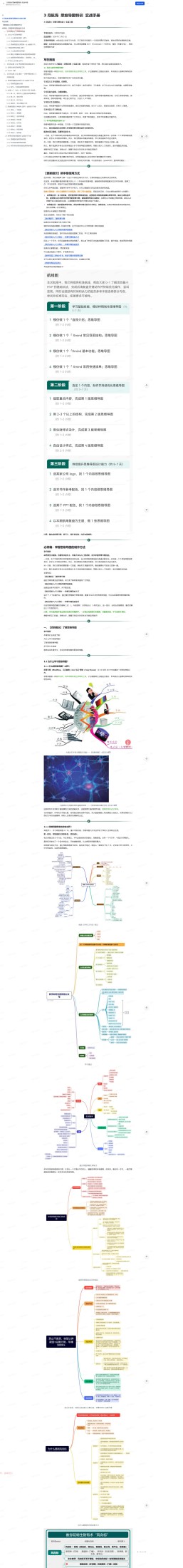 思维导图特训 实战手册